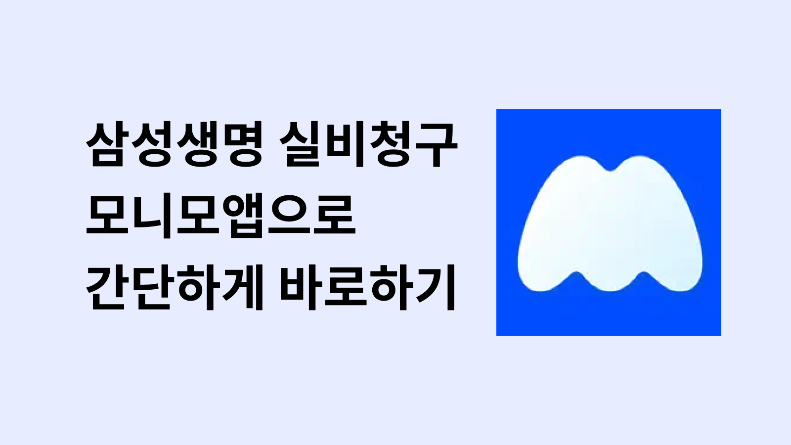 삼성생명 실비청구
